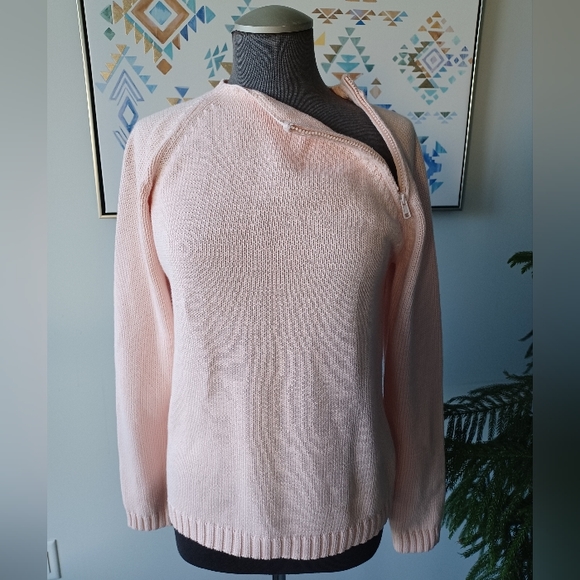La Redoute 100% Cotton Mockneck Sweater BNWT - Picture 2 of 7